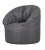 Бескаркасное кресло Club Chair Graphite (темно-серый) купить у производителя Папа Пуф недорого